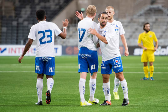 Norrköpings Niclas Eliasson, Karl Holmberg, Christopher