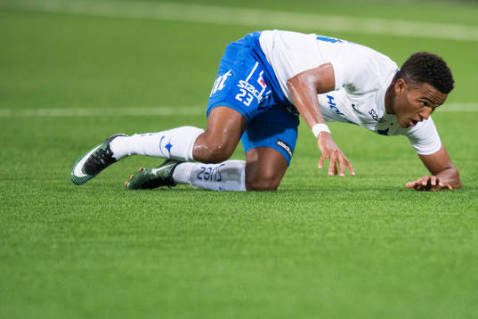 Norrköpings Niclas Eliasson faller