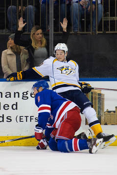 Rangers Rick Nash och Predators Calle Järnkrok