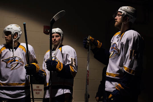 Predators Viktor Arvidsson, Calle Järnkrok och Mattias