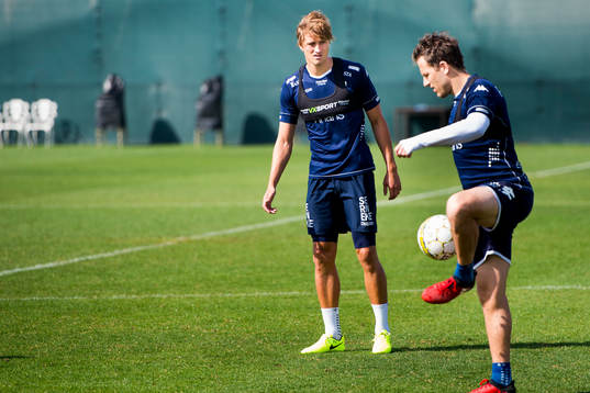 IFK Göteborgs Thomas Rogne och Tobias Hysén
