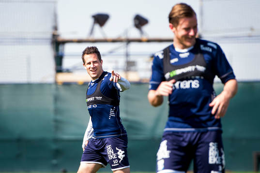 IFK Göteborgs Tobias Hysén och Scott Jamieson