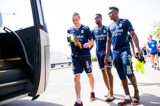 IFK Göteborgs Elias Mar Omarsson, Abdul Razaki och Lawson