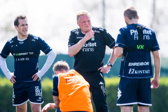 Tobias Hysén, tränare Jörgen Lennartsson