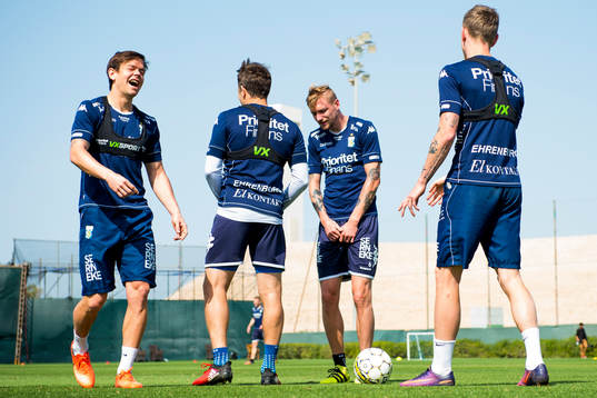Mads Albaek, Tobias Hysén och Sebastian Eriksson