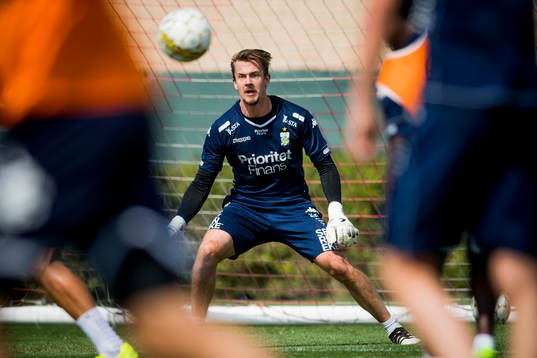 Målvakt Erik Dahlin