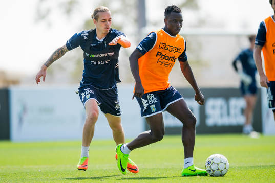 Mikael Boman och Prosper Kasim