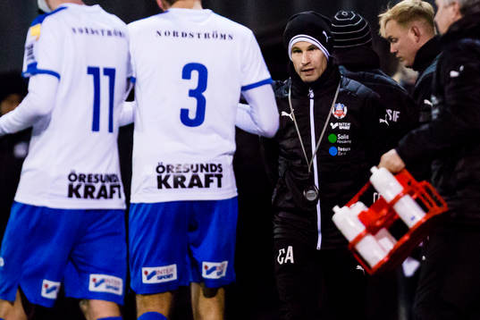 Helsingborgs assisterande tränare Christoffer Andersson