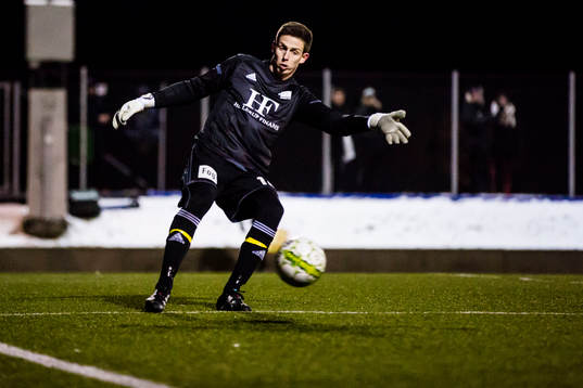 Lyngbys målvakt Andreas Larsen