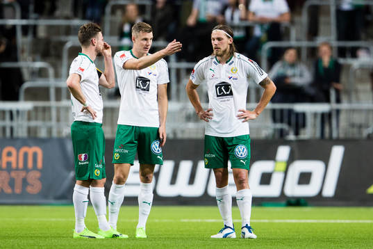 Hammarbys Arnór Smárason, Richard Magyar och Björn