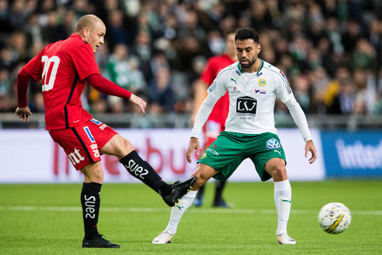 Norrköpings Daniel Sjölund och Hammarbys Imad Khalili