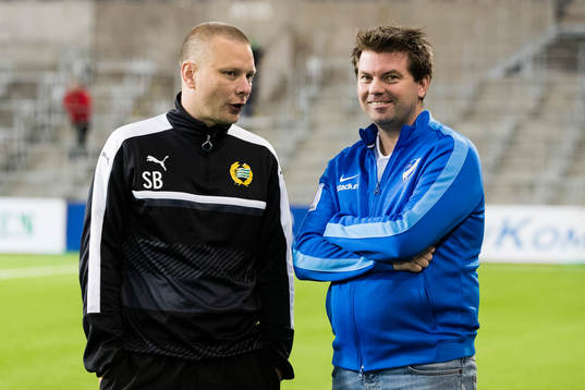 Hammarbys assisterande tränare Stefan Billborn och