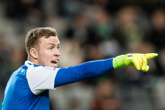 Hammarbys målvakt Ögmundur Kristinsson