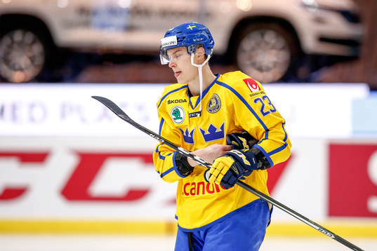 Sveriges Fredrik Händemark fick matchstraff