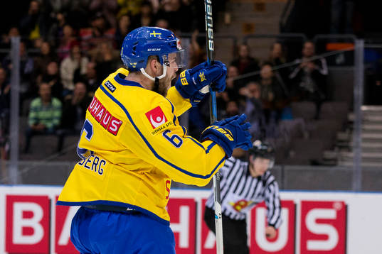 Sveriges Oscar Fantenberg jublar