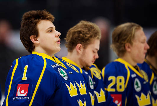 Sveriges målvakt Olle Eriksson Ek