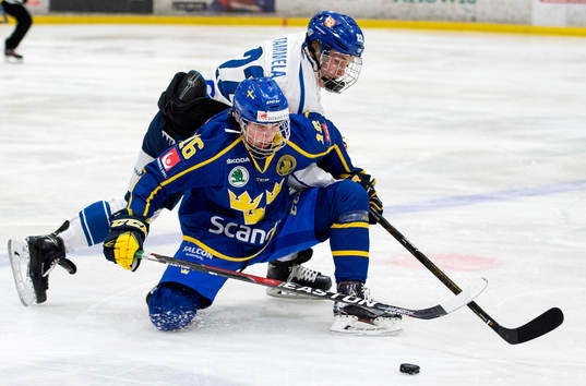 Finlands Jussi Tammela och Sveriges Oliwer Fjellström