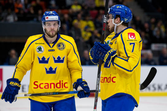 Sveriges Oscar Fantenberg och Henrik Tömmernes
