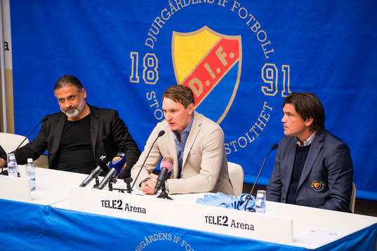 Djurgårdens tränare Özcan Melkemichel, Kim Källström