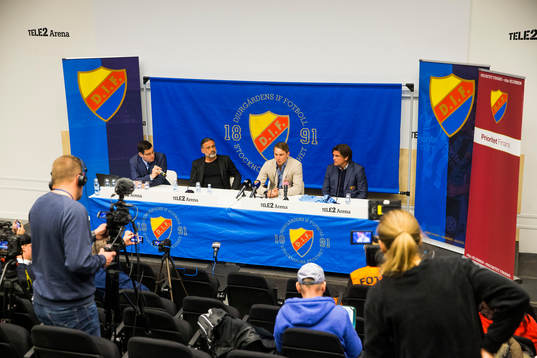 Djurgårdens kommunikationsansvarige Jonas Riedel, tränare