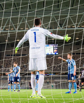 Djurgårdens målvakt Andreas Isaksson
