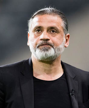 Djurgårdens tränare Özcan Melkemichel innan