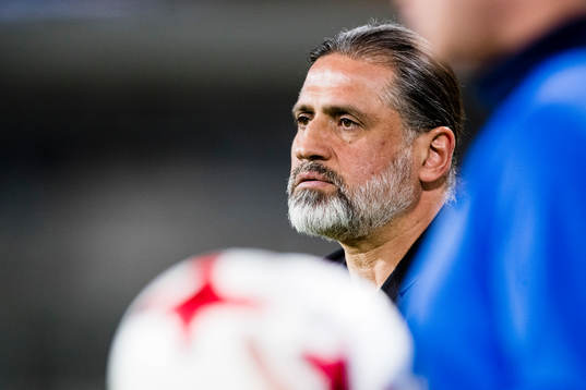 Djurgårdens tränare Özcan Melkemichel innan