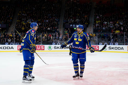 Sveriges Alexander Bergström och Joel Lundqvist