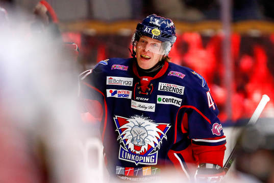 Linköpings Ken André Olimb jublar