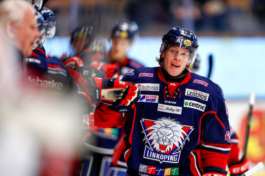 Linköpings Ken André Olimb jublar