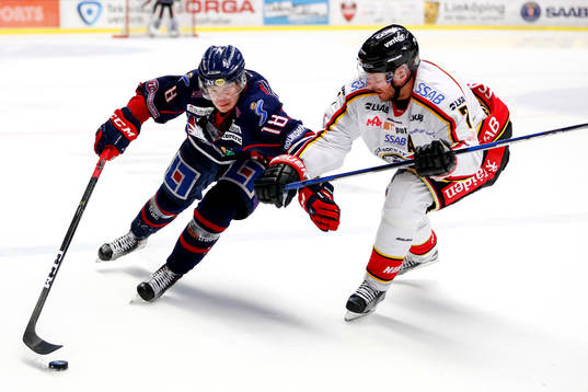 Linköpings Jacob Lilja och Luleås Jan Sandström