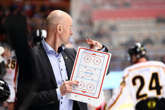 Luleås tränare Petter Lasu Nilsson begär time-out