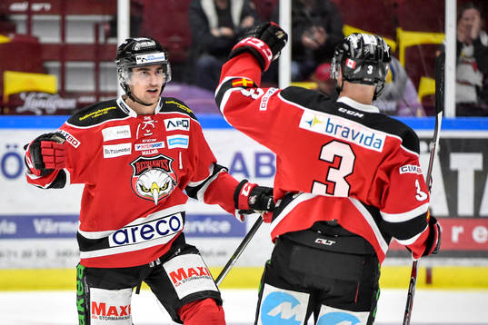 Malmö Redhawks Nils Andersson jublar