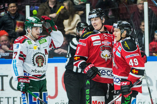Malmö Redhawks Lars Bryggman jublar
