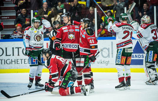 Malmö Redhawks Lars Bryggman jublar