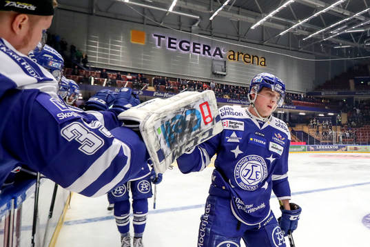 Leksands Johan Porsberger jublar