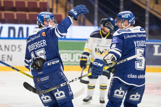Leksands Johan Porsberger jublar