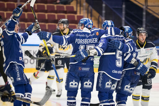 Leksands Johan Porsberger jublar