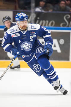 Leksands Mattias Ritola i ishockeymatchen i SHL mellan