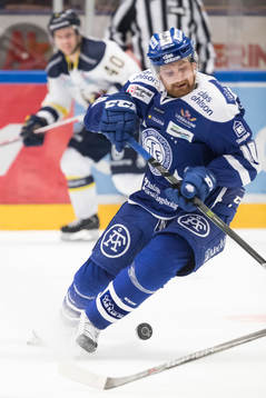 Leksands Mattias Ritola i ishockeymatchen i SHL mellan