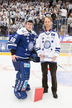 Leksands målvakt Henrik Haukeland utsedd till matchens
