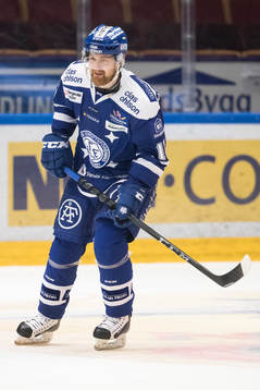Leksands Mattias Ritola  i ishockeymatchen i SHL mellan