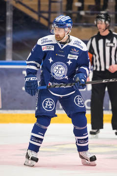 Leksands Mattias Ritola  i ishockeymatchen i SHL mellan