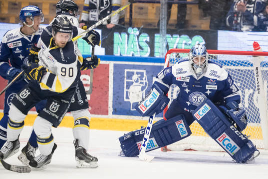 s Ted Brithén i ishockeymatchen i SHL mellan Leksand och