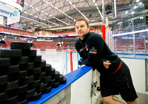 Porträtt på Örebros målvakt Julius Hudacek