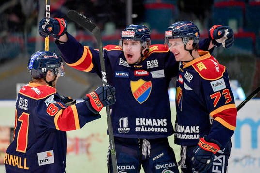Djurgårdens Adam Ollas Mattsson, Linus Johansson och Calle