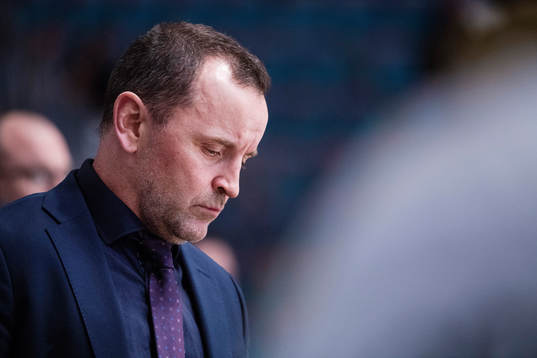 Brynäs tränare Thomas Berglund deppar