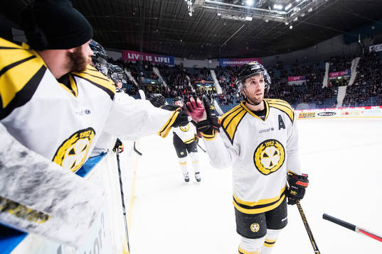 Brynäs Ryan Gunderson jublar