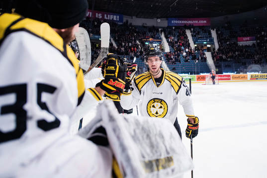 Brynäs Jesper Jensen jublar