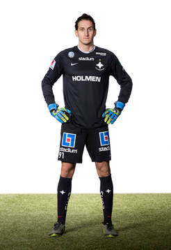 Norrköpings målvakt David Mitov Nilsson
